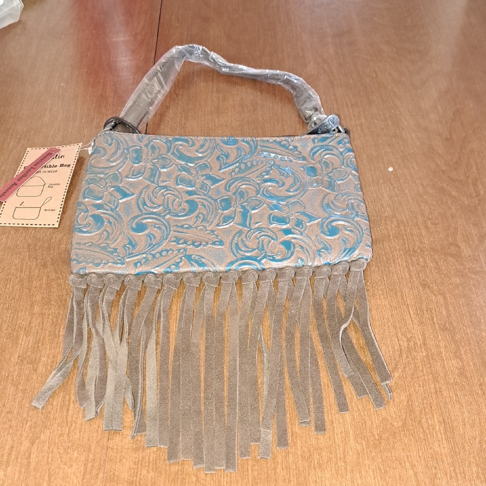 Justin Brown-turqu Convertible Bag